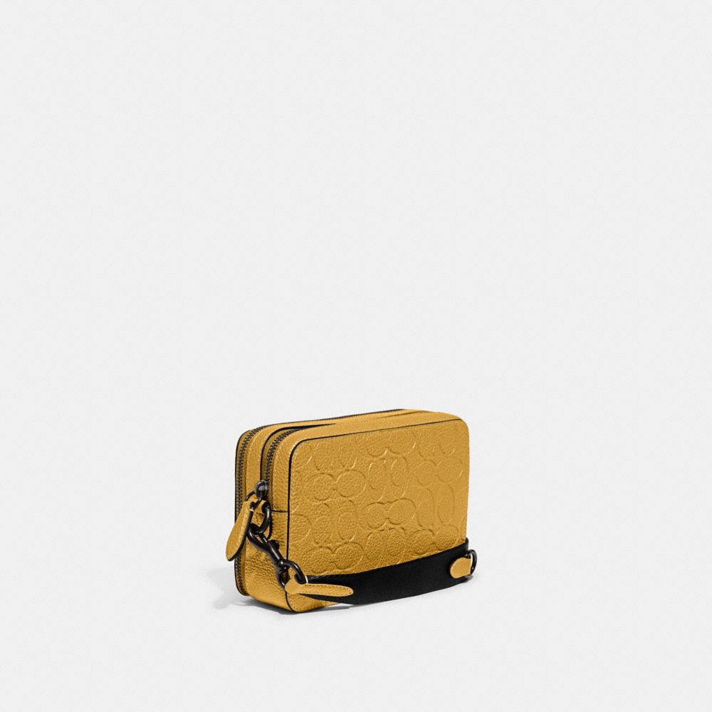 COACH®,Charter Crossbody Bag In Signature Leather,,Angle View