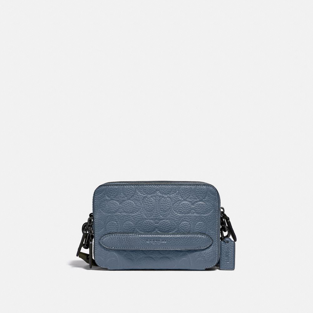 COACH®,Charter Crossbody Bag In Signature Leather,,Front View