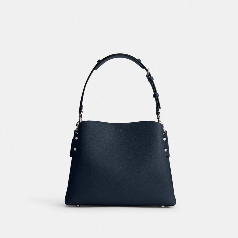 Shop Coach Willow Schultertasche In Blue