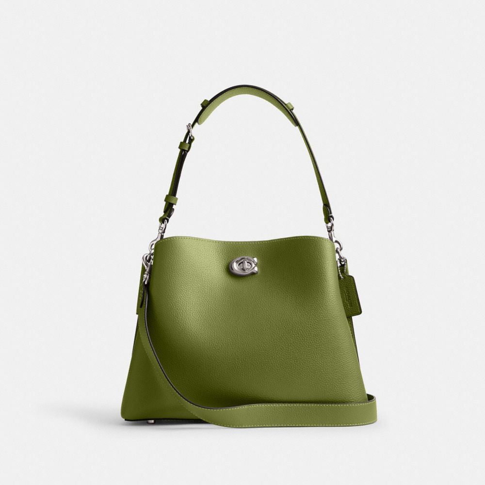 Shop Coach Willow Schultertasche In Green