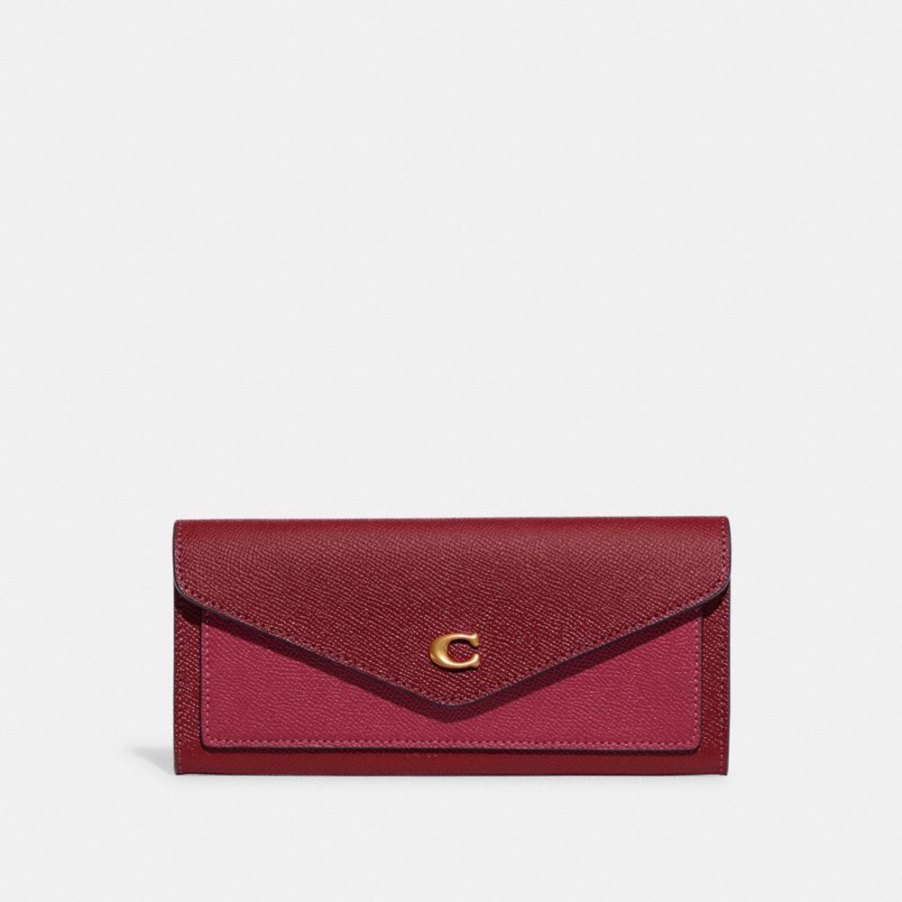 COACH®,ウィン ソフト ウォレット カラーブロック,長財布,