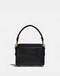 COACH®,TATE 18 CROSSBODY,Smooth Leather,X-Large,Brass/Black,Back View