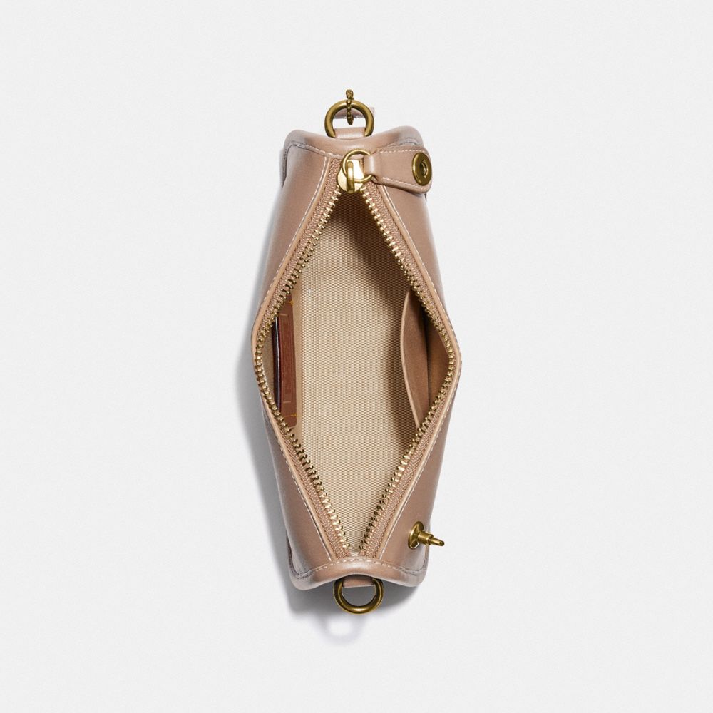 COACH®,Swinger Bag 20,Leather,Shoulder Bag,Piping,Day Party,,Inside View,Top View
