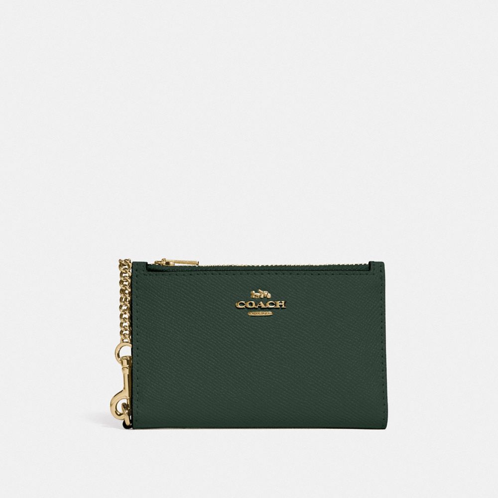 COACH Zip Chain Card Case