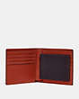 COACH®,3-IN-1 WALLET IN COLORBLOCK,Smooth Leather,Oxblood/Red Sand,Inside View,Top View