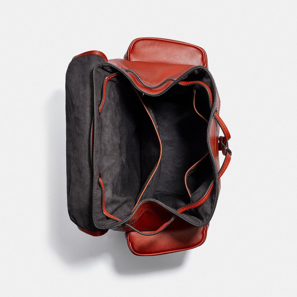 COACH®,Hitch Backpack,,Inside View,Top View