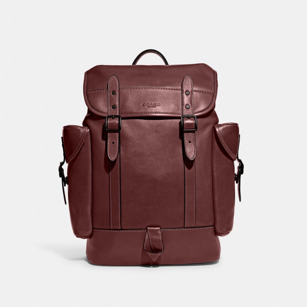 COACH®,HITCH BACKPACK,Large,Wine,Front View