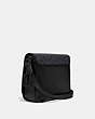 COACH®,GOTHAM MESSENGER BAG 27 IN SIGNATURE CANVAS,Signature Coated Canvas/Smooth Leather,Medium,Black Copper/Charcoal,Angle View