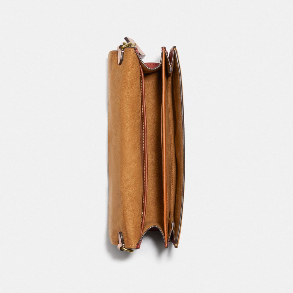 COACH®,Beat Crossbody Clutch In Colorblock,,Inside View,Top View