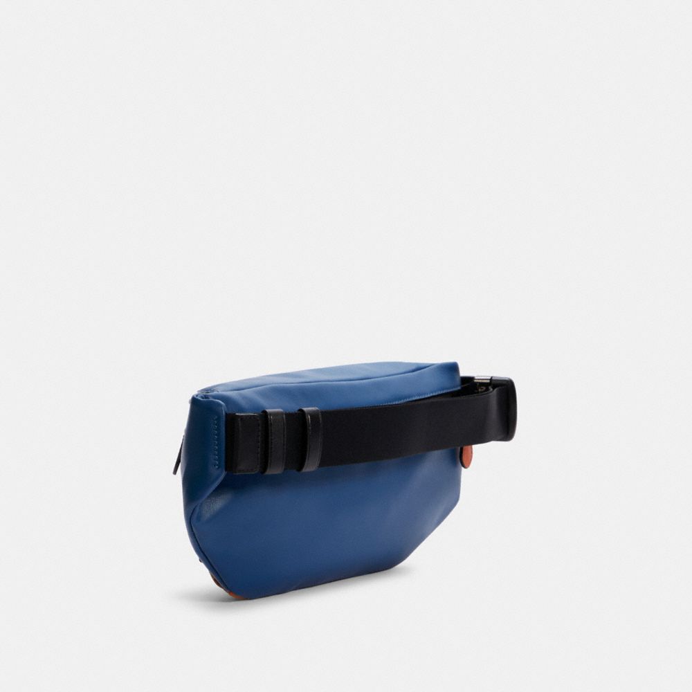 COACH®,Track Belt Bag In Colorblock Signature Canvas,,Angle View
