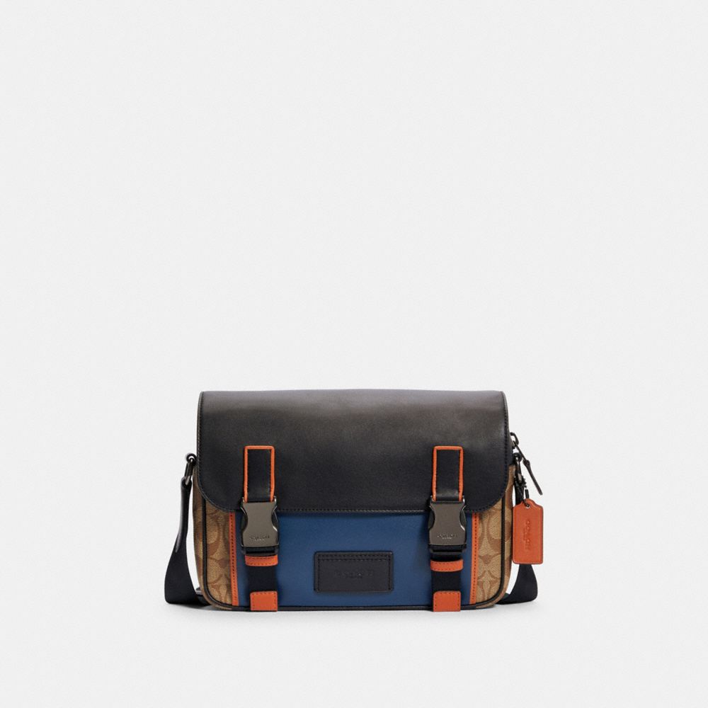 COACH® Outlet | Track Crossbody Bag In Colorblock Signature