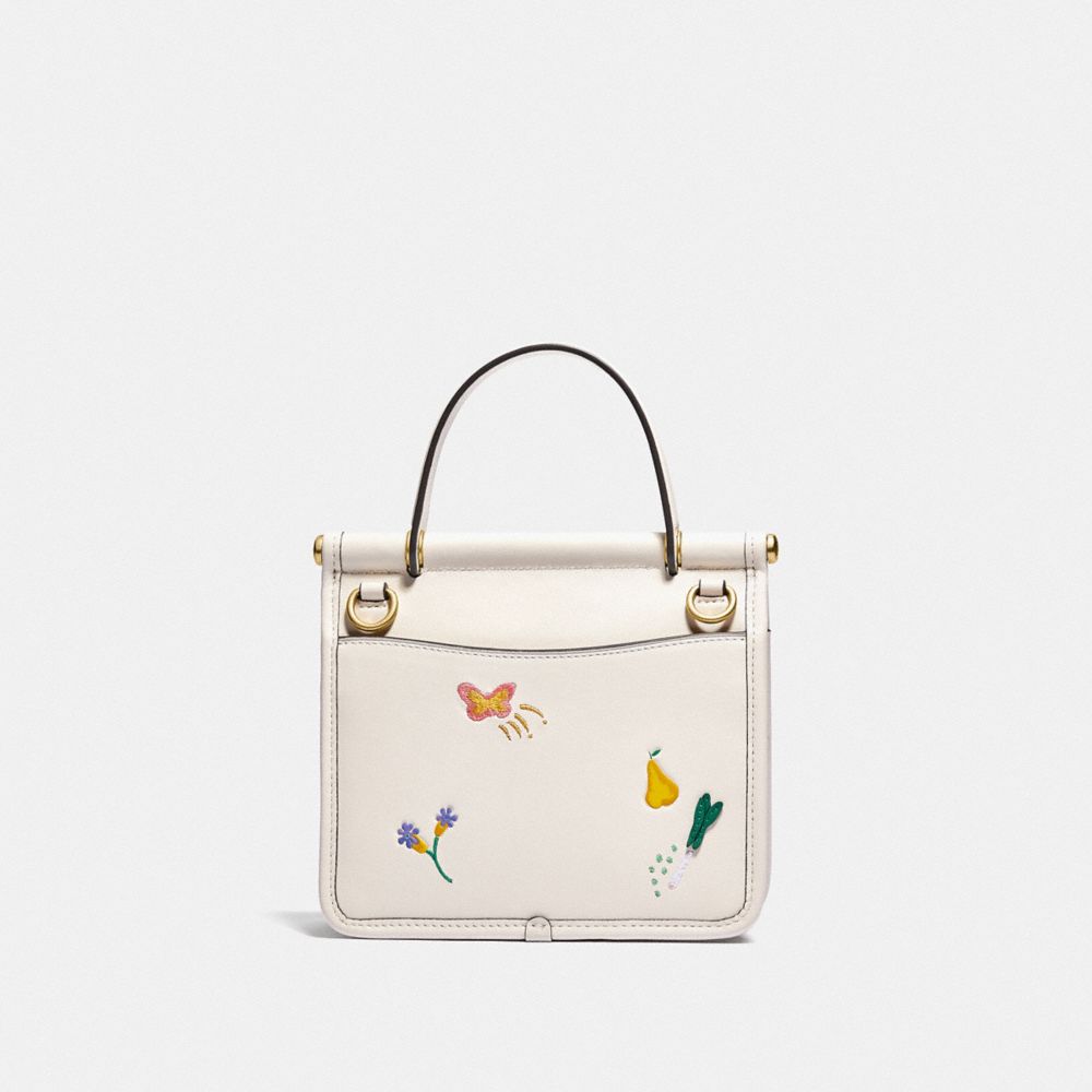 Willis Top Handle 18 With Garden Embroidery