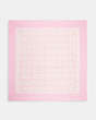 COACH®,VINTAGE SIGNATURE PRINT SILK SQUARE SCARF,Silk,Soft Pink,Front View
