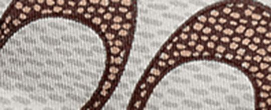COACH®,Textured Signature Print Silk Skinny Scarf,Silk,Neckerchief,Color Block,Casual,,Front View