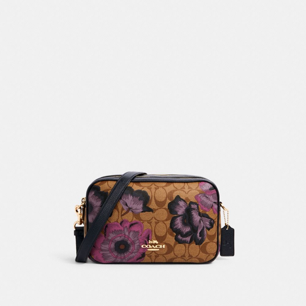 COACH® Outlet  Jes Crossbody In Signature Canvas With Kaffe Fassett Print