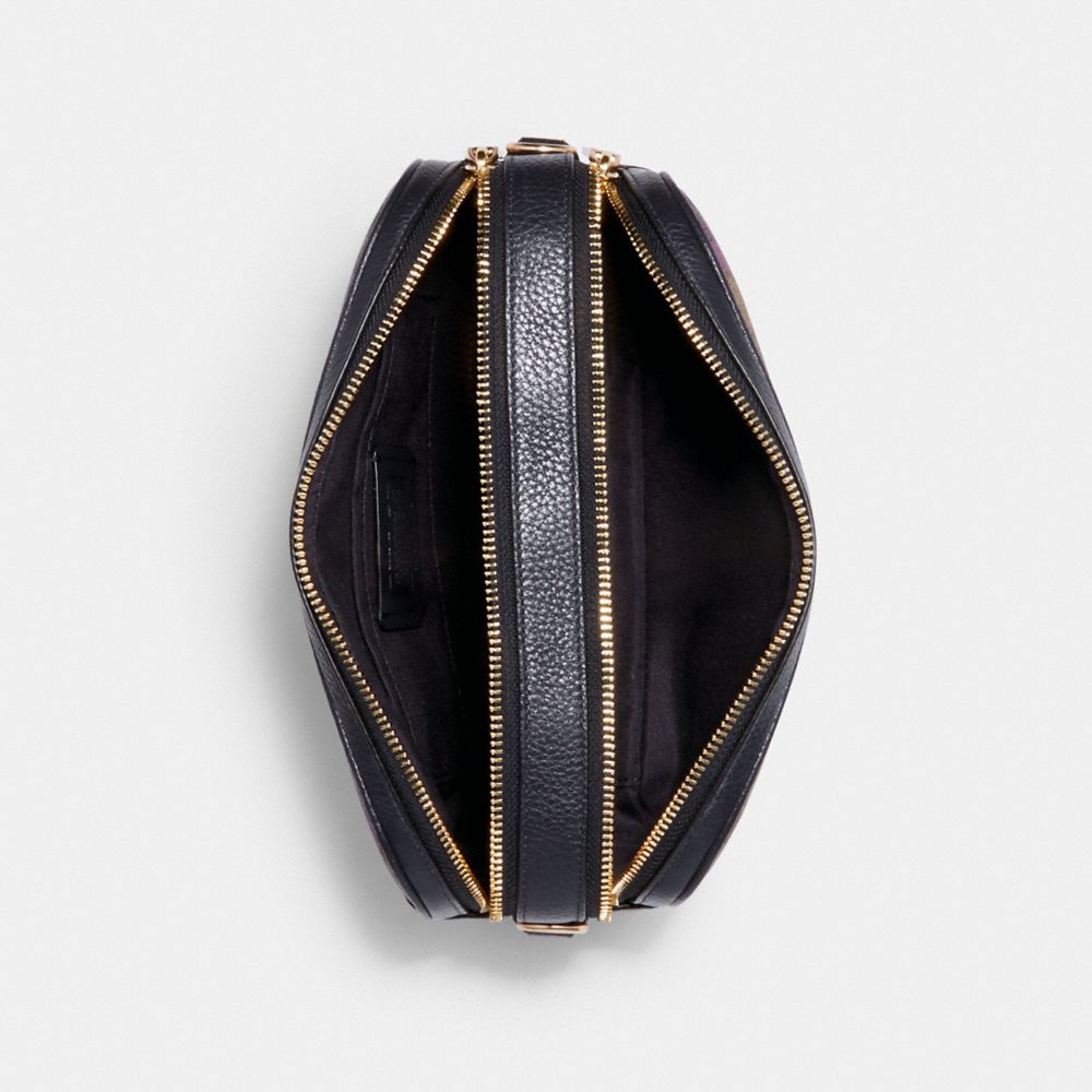 Jes Crossbody In Signature Canvas With Kaffe Fassett Print