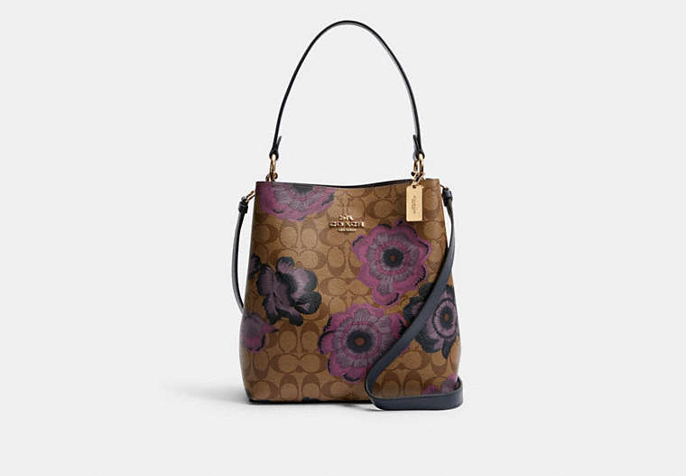 Town Bucket Bag In Signature Canvas With Kaffe Fassett Print