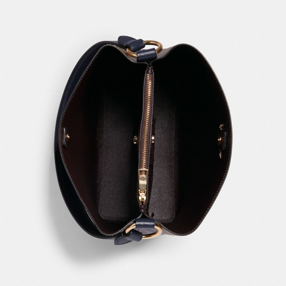 Town Bucket Bag In Signature Canvas With Kaffe Fassett Print