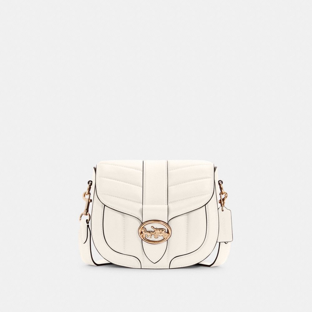 COACH® Outlet | Georgie Saddle Bag With Quilting