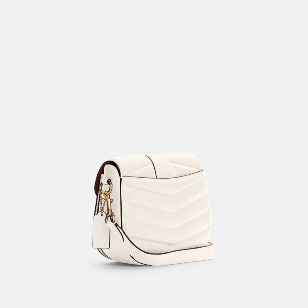 Georgie Saddle Bag With Quilting