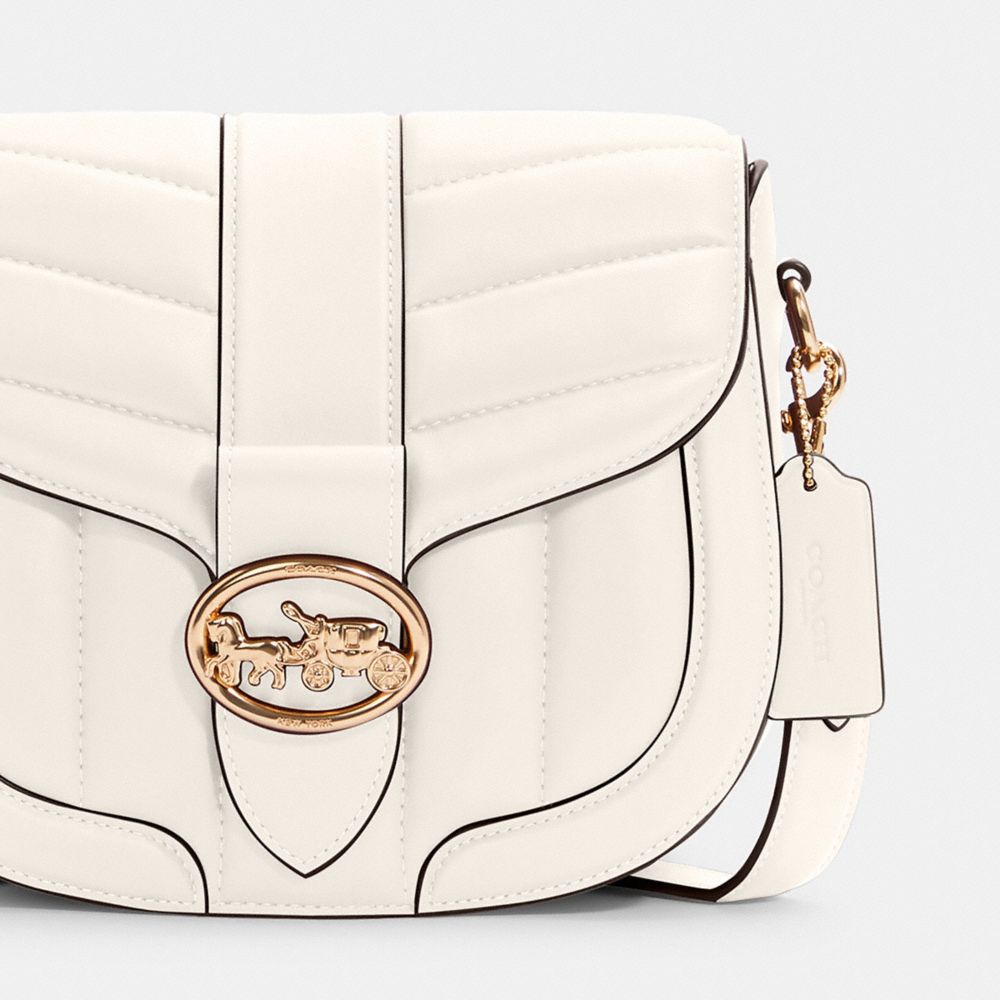 Georgie Saddle Bag With Quilting