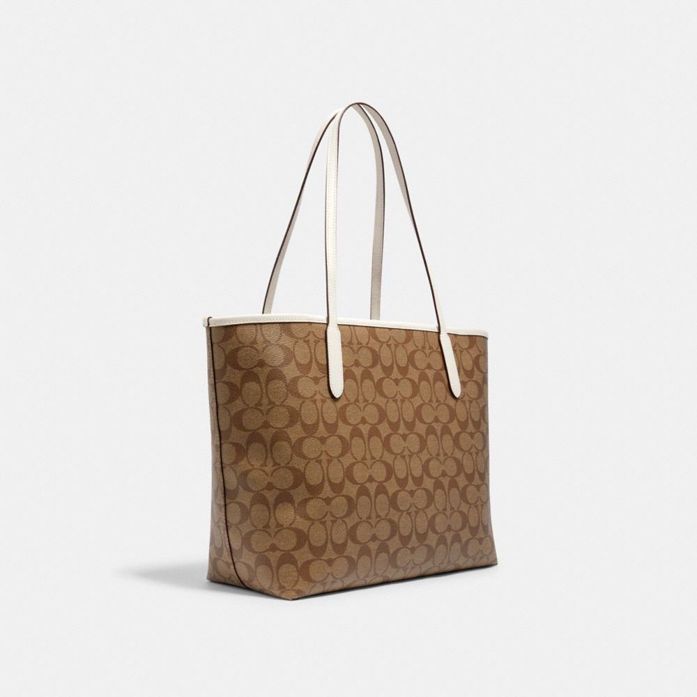 Coach City Tote In Signature Canvas love print - $199 (43% Off