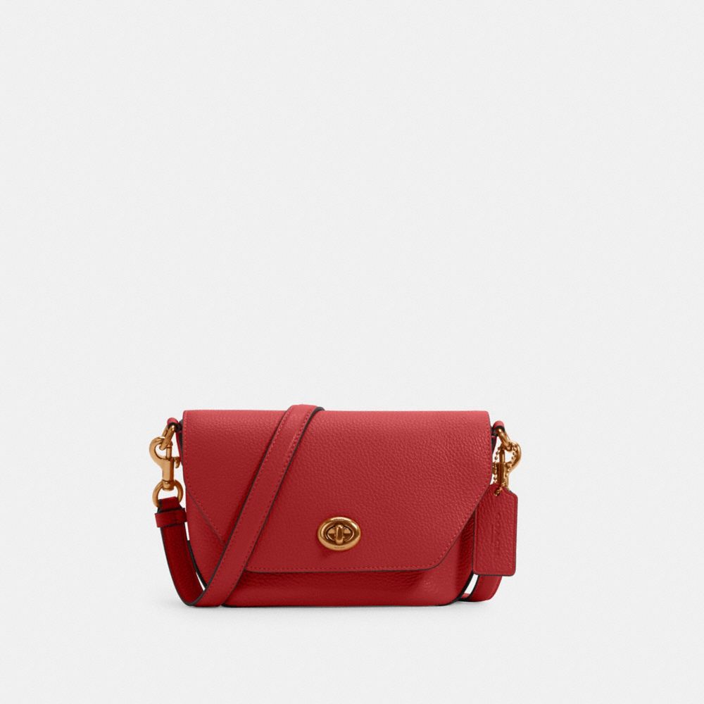 Karlie Small Pebbled Leather Crossbody Bag