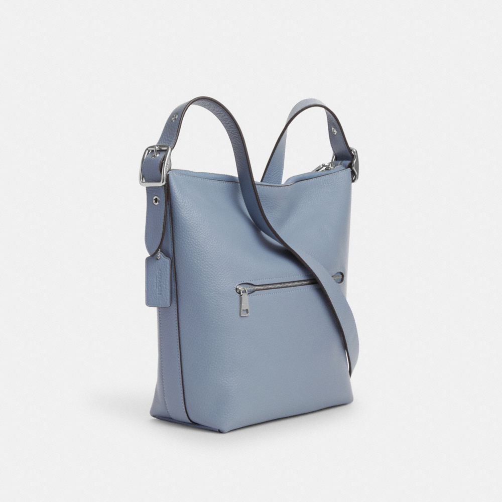 Coach 1941 Duffle in Navy Blue Pebble Leather - Bucket Bag