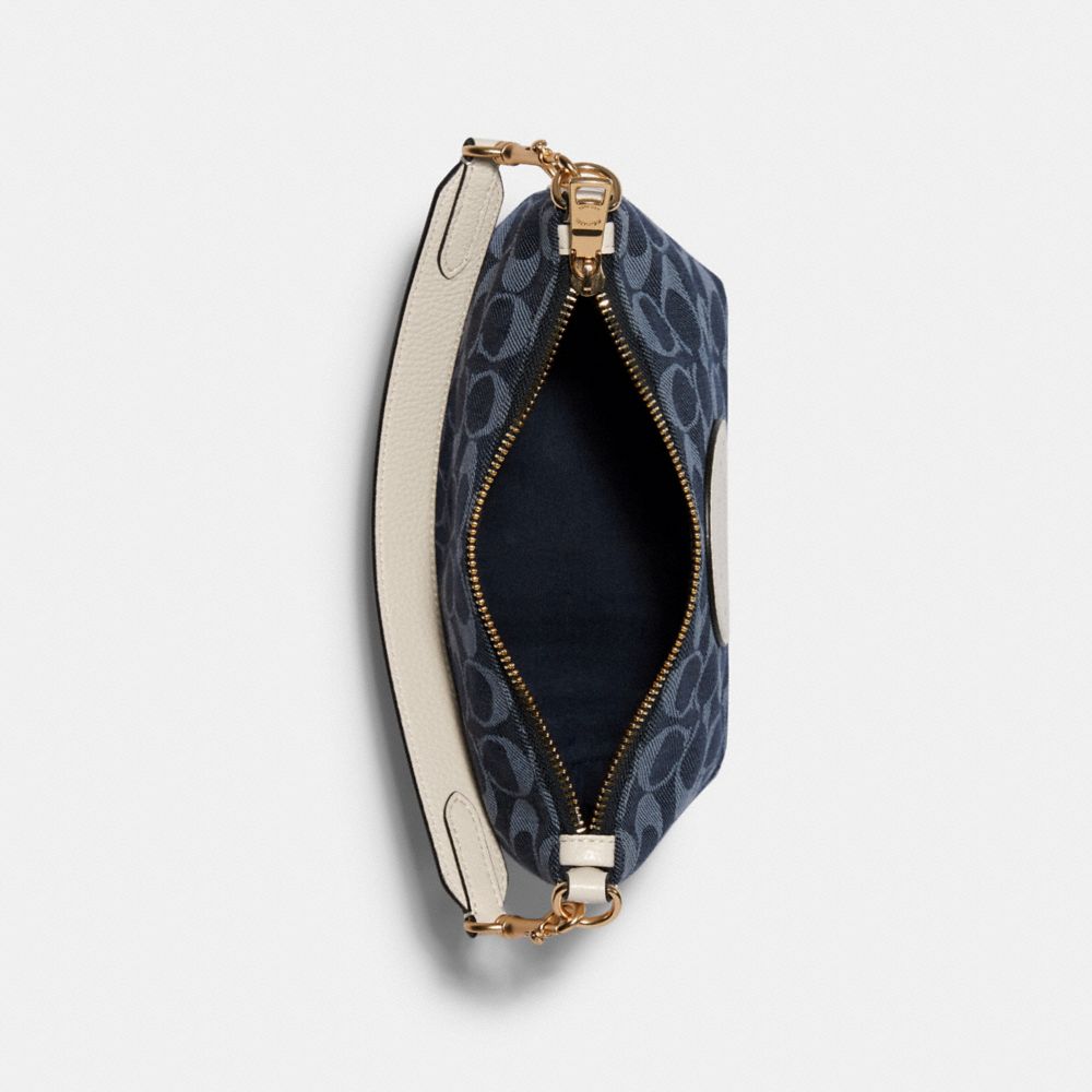  [Coach] COACH Shoulder Bag Bag Mini Bag Pochette C2822 Dempsy  Camera Bag in Signature Jacquard With Patch IM/DENIM MULTI Denim Multi  Indigo Blue IMDEI Women's New [Outlet Item] [Parallel Import] 