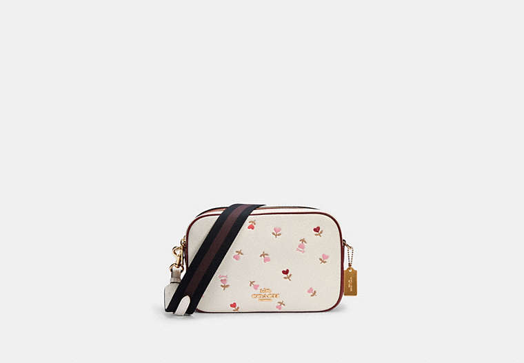 Jes Crossbody With Heart Floral Print