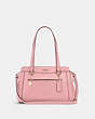 COACH®,KAILEY CARRYALL,Leather,Medium,Gold/Bubblegum,Front View