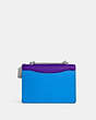 COACH®,KLARE CROSSBODY BAG IN COLORBLOCK,Leather,Medium,Silver/Sport Purple Multi,Back View