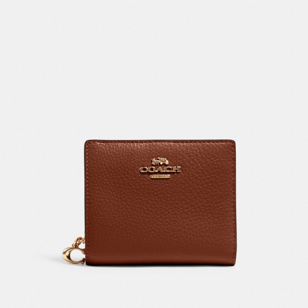 COACH®,スナップ ウォレット,ミニ財布(二つ折り&三つ折り),ﾚｯﾄﾞｳｯﾄﾞ