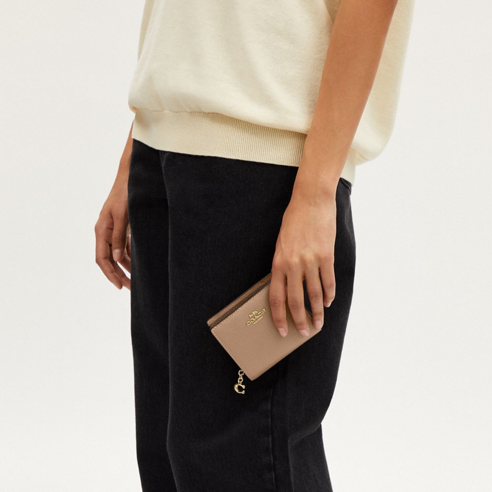 大人おしゃれ☆コンパクト財布【COACH】スナップウォレット♪ スナップ ウォレット ミニ財布(二つ折り&三つ折り)