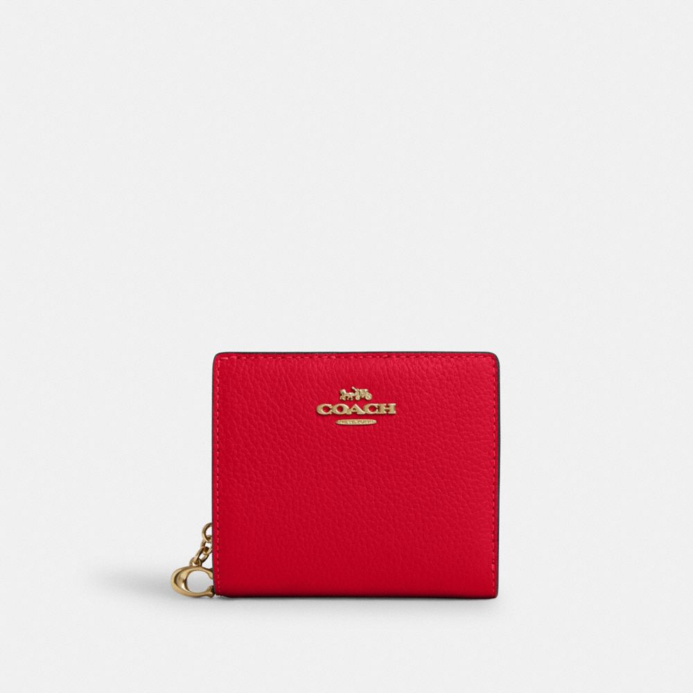 Coach outlet red wallet sale