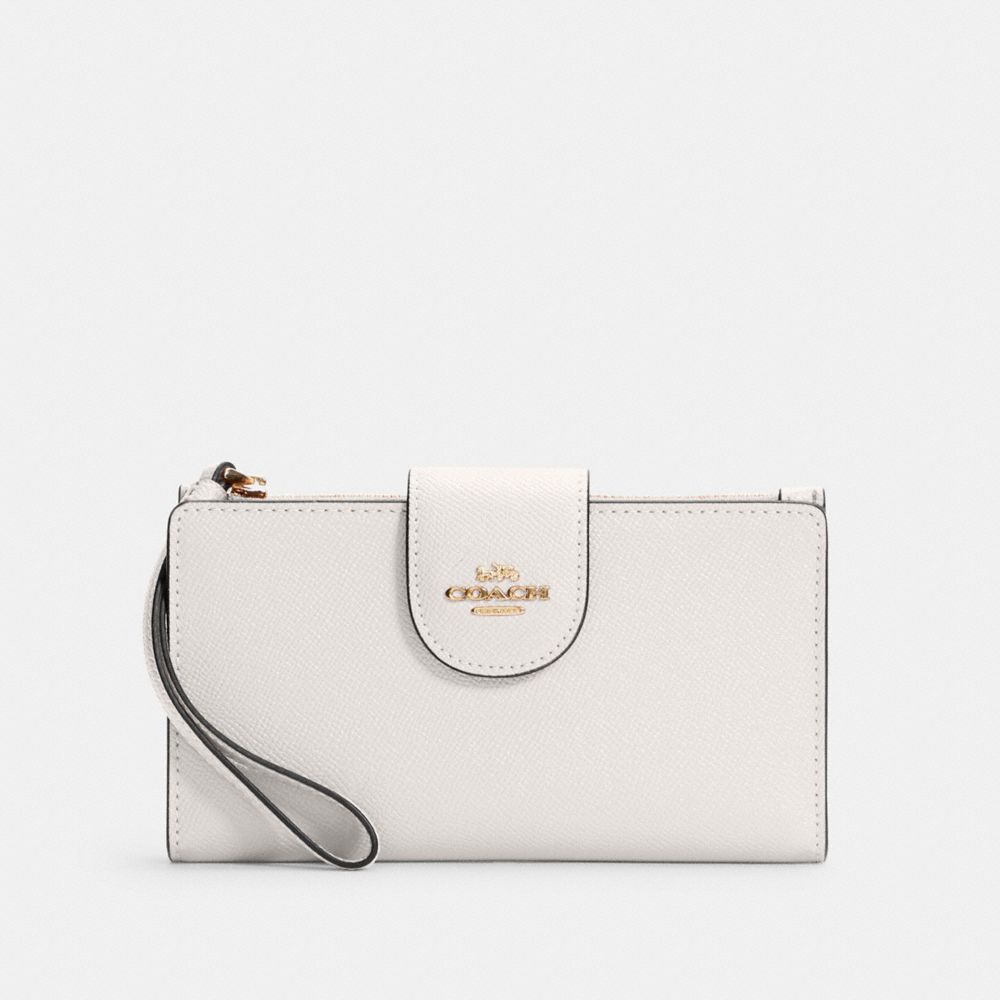 Coach outlet 2025 phone wallet