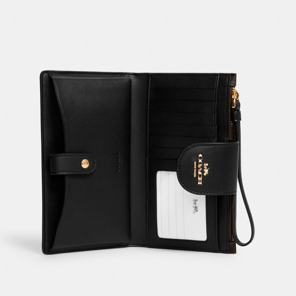 Coach Tech Wallet In Colorblock Signature Canvas