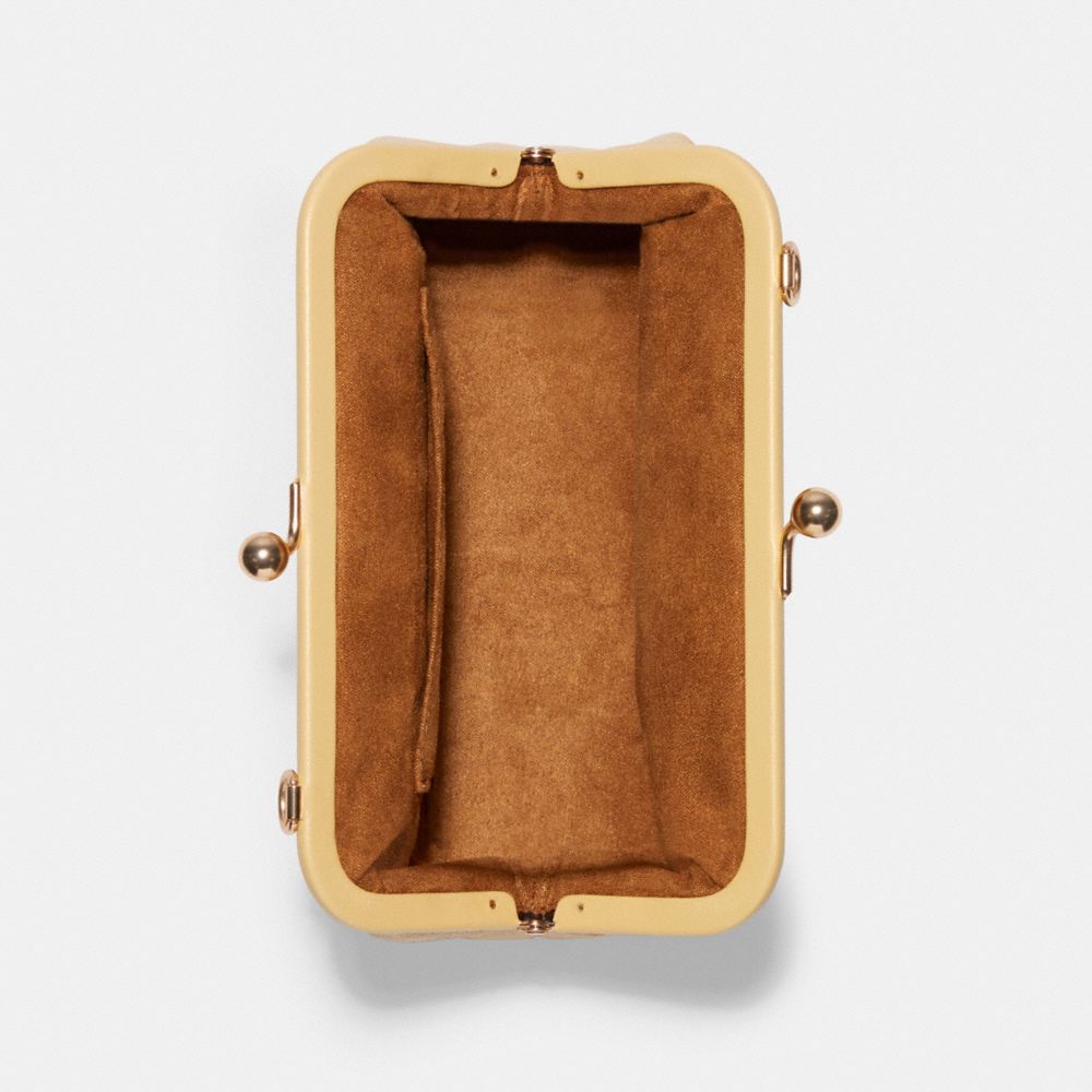 COACH®,Nora Kisslock Crossbody,,Inside View,Top View
