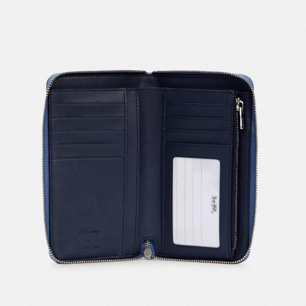 Disney X Coach Medium Id Zip Wallet With Cinderella