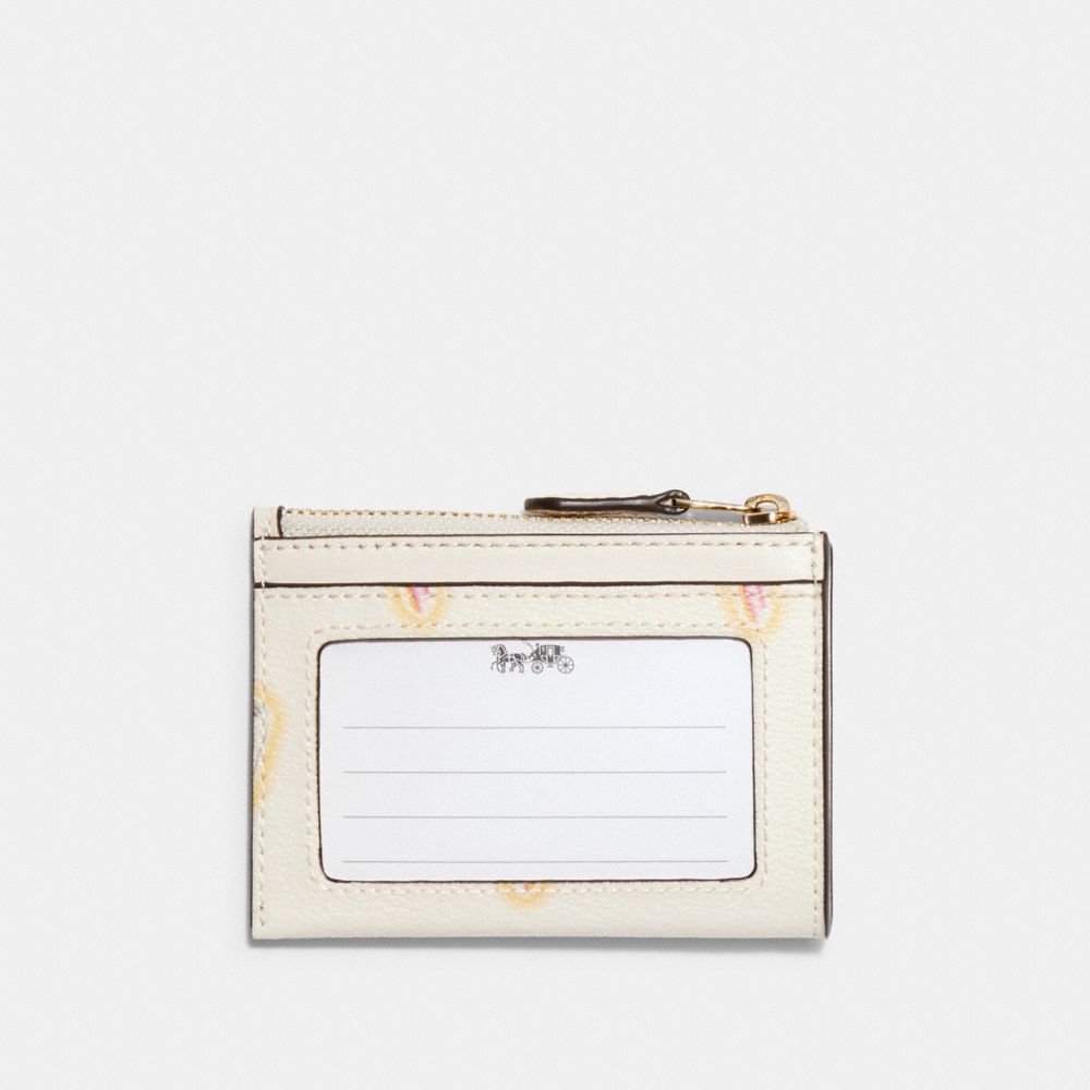 Étui pour pièce d’identité Mini Skinny à imprimé Rouge à lèvres