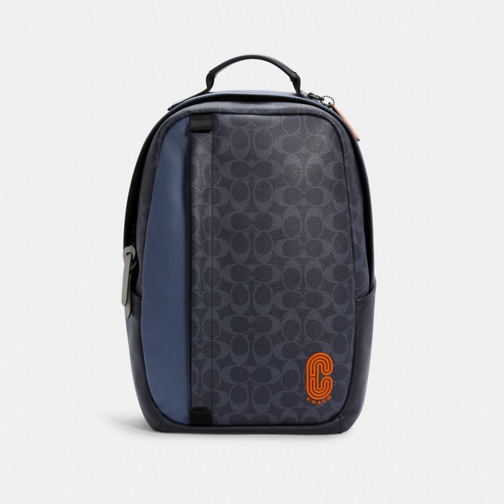 Edge backpack in signature canvas sale