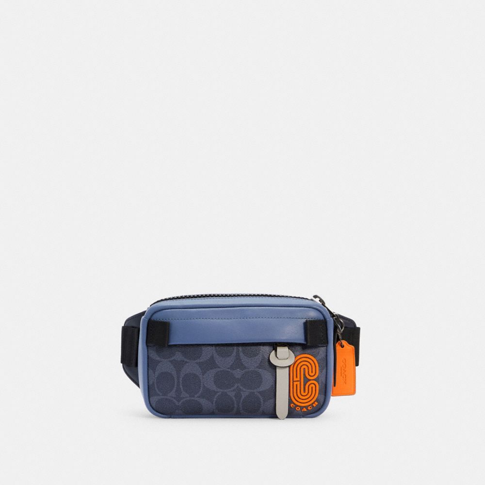 COACH Outlet Mini Edge Belt Bag In Colorblock Signature Canvas