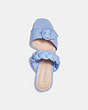 COACH®,MOLLIE SANDAL,Leather,Periwinkle,Inside View,Top View