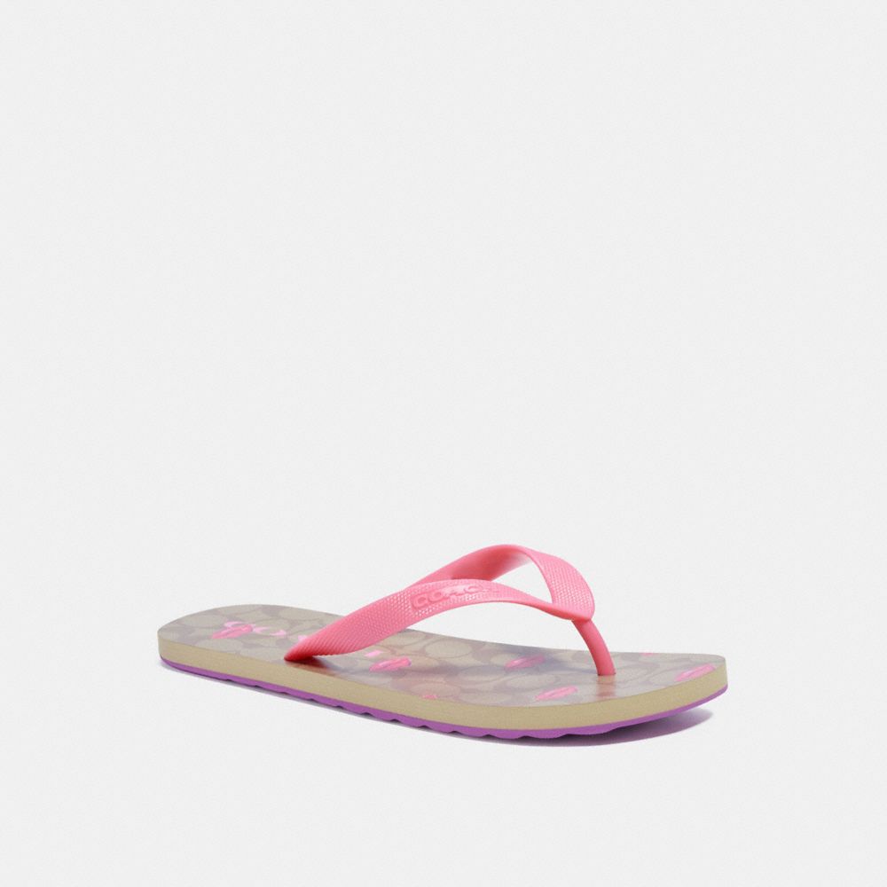 Coach outlet flip on sale flops