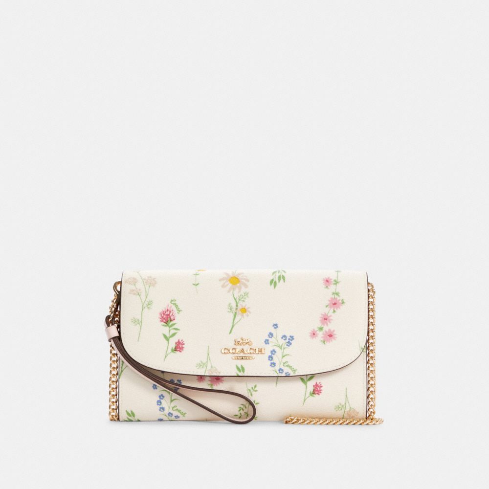 Porté-croisé à pochette Gemma avec imprimé Fleur sauvage