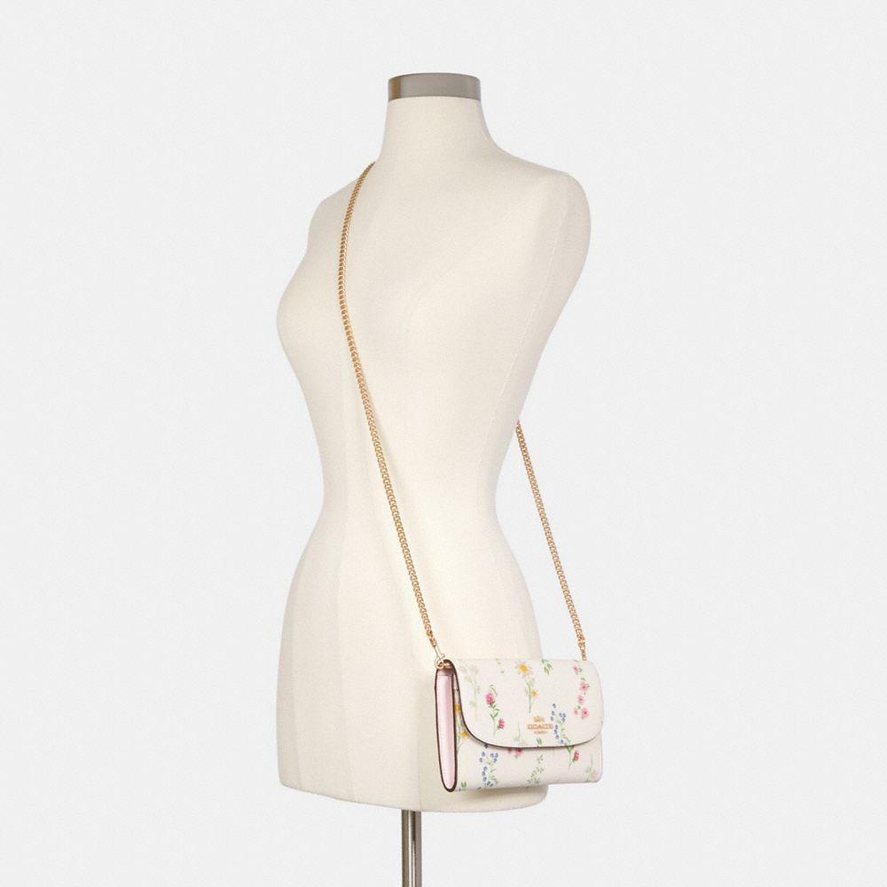 Coach good Clutch Crossbody With Spaced Wildflower Print