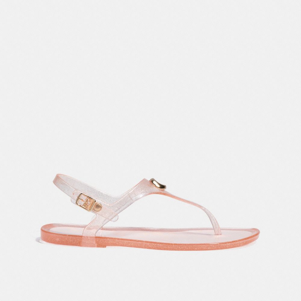 COACH®,Natalee Jelly Sandal,,Angle View