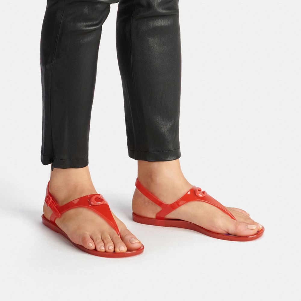 Coach jelly thong discount sandals