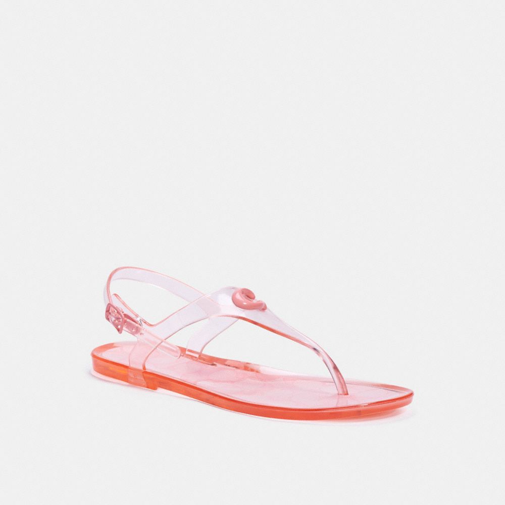 COACH®,Natalee Jelly Sandal,,Front View