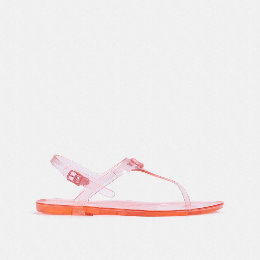 COACH®,Natalee Jelly Sandal,,Angle View